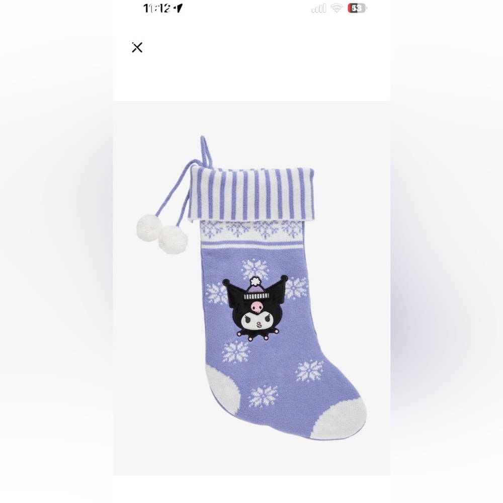 Sanrio hello kitty & friends kuromi Christmas stocking